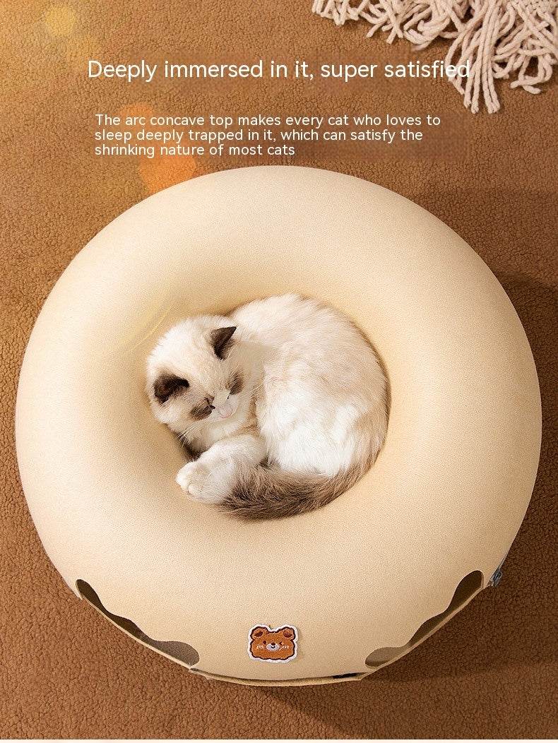 Felt Cat Bed – Cozy & Animal-Shaped Design - Pasha