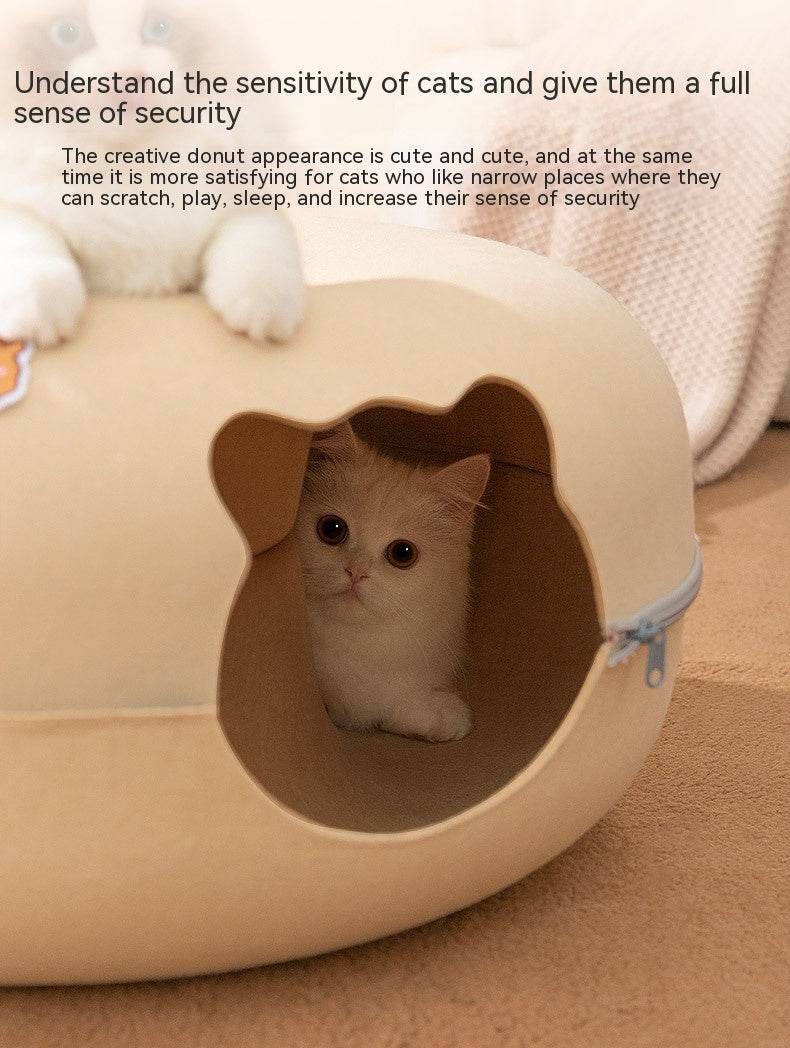 Felt Cat Bed – Cozy & Animal-Shaped Design - Pasha