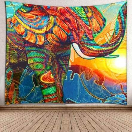 Sunshine Elephant Tapestry – Cozy Home Art Decoration - Pasha