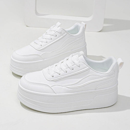 Platform Sport White Shoes for women - Pasha