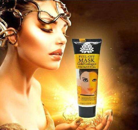 24K Gold Collagen Peel-Off Mask – Hydrating & Anti-Aging Face Mask - Pasha