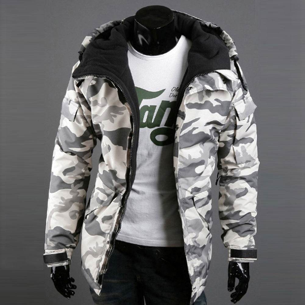 Men´s Casual Sport Hooded Jacket - cotton&military design - Pasha