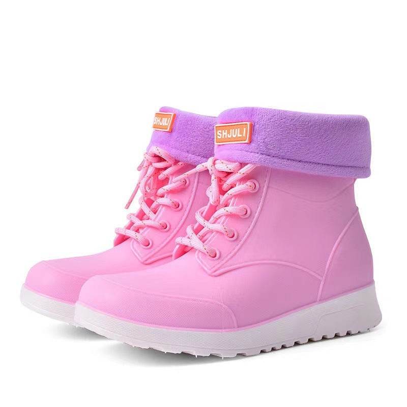 Kids' Rain Boots – Non-Slip Thick Soles, Stylish Design, Waterproof PVC Boots for Boys & Girls - Pasha