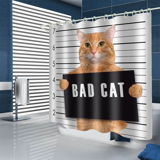 Waterproof Polyester Shower Curtain – Fun & Modern - Pasha