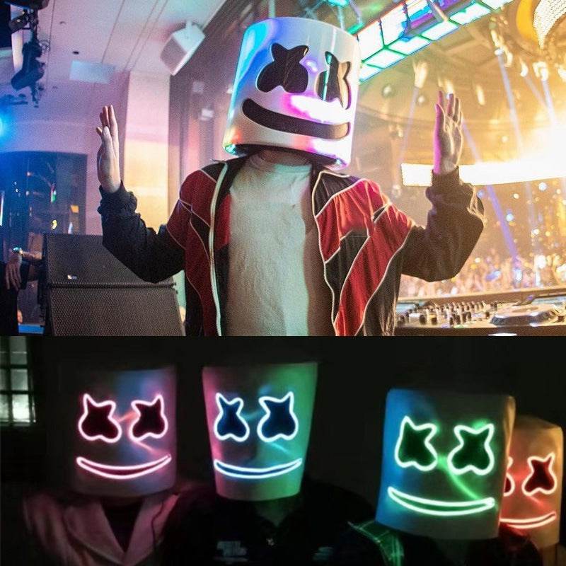 LED Mask with Sound Control – Vibrant & Party-Ready - Pasha