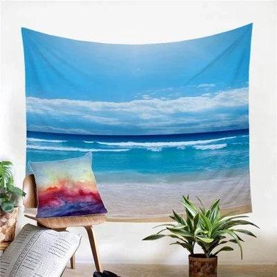 Plush Geometric Tapestry – European Style Wall Art - Pasha