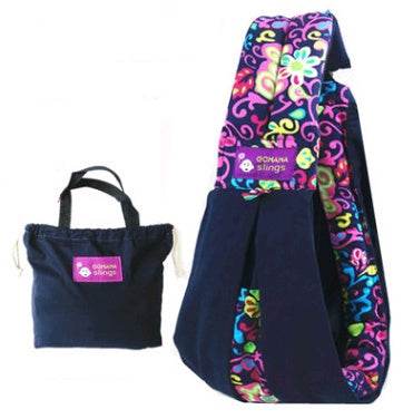 Breathable Cotton Baby Sling Carrier – Ergonomic One-Shoulder Design for Active Parents - Pasha