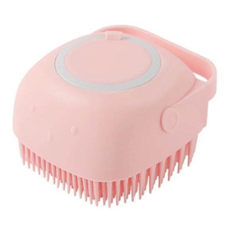 Silicone Bath Brush for Dogs and Cats – Gentle Grooming Brush - Pasha