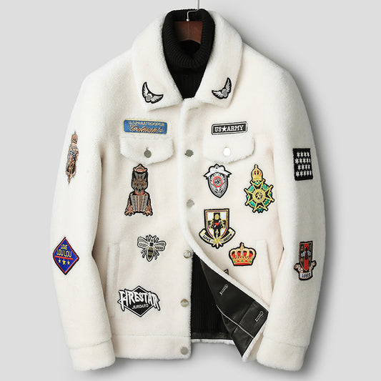 Lamb Fur Jacket for Gentleman