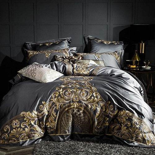 Chinese Cotton Quilt Cover – Embroidered Bedding - Pasha