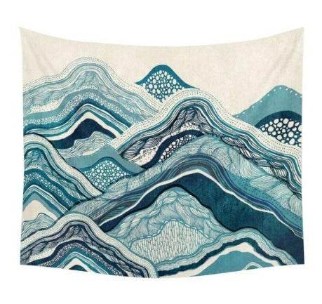 Fantastic Scenery Art Indian Hippie Hanging Wall Tapestry – Boho Decor for Home - Pasha