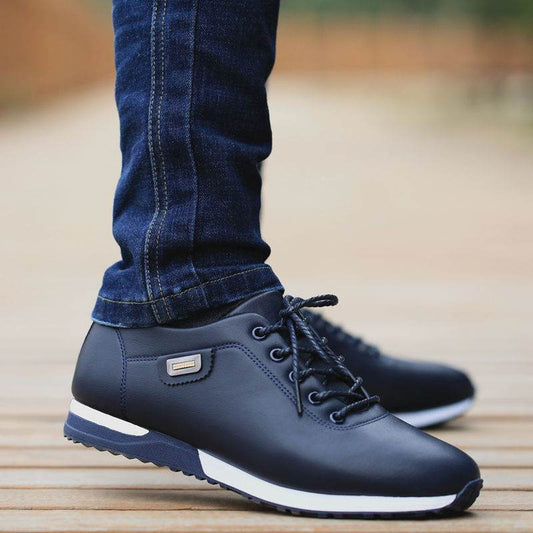 Men's Waterproof Leather Sneakers – Style & Durability - Pasha