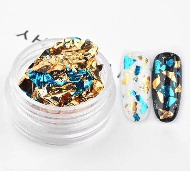Nail Tin Foil Fragment Nail Jewelry - Pasha