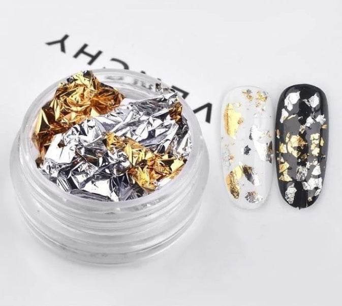 Nail Tin Foil Fragment Nail Jewelry - Pasha