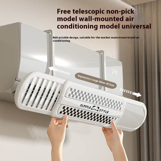 Universal Retractable Wind Deflector for Air Conditioners - Anti-Direct Blast Suspension - Pasha