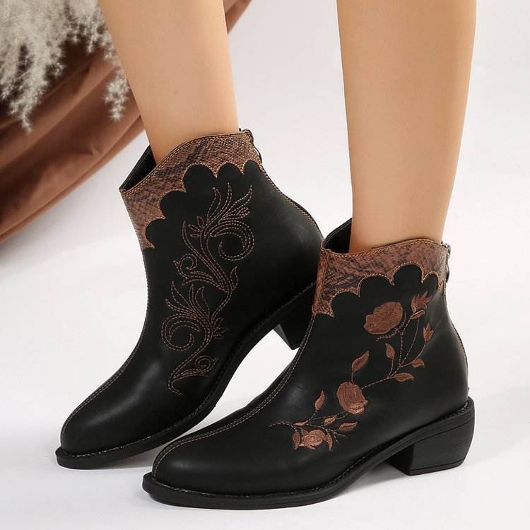Extreme Golden Western Boots for women - Pasha
