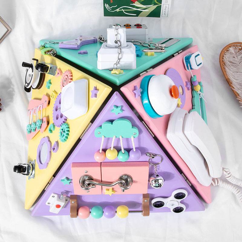 Busy Board-Pyramid educational toy - Pasha