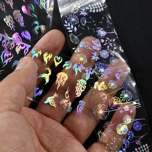 Premium Nail Stickers for Nail Art – 1 Meter Length, 4 cm Width, DIY Creative Designs - Pasha