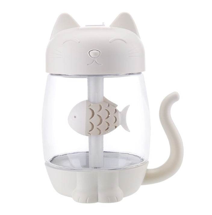 Cute Cat-Shaped 3-in-1 Humidifier - USB Desktop & Car Air Moisturizer - Pasha