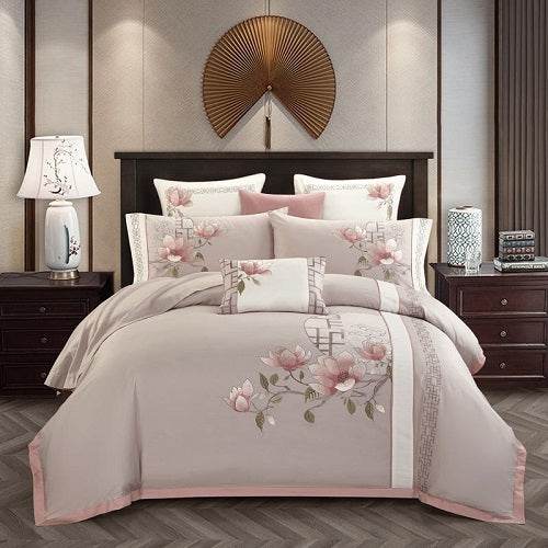 Chinese National Style Bedding Set – Luxurious Cotton - Pasha