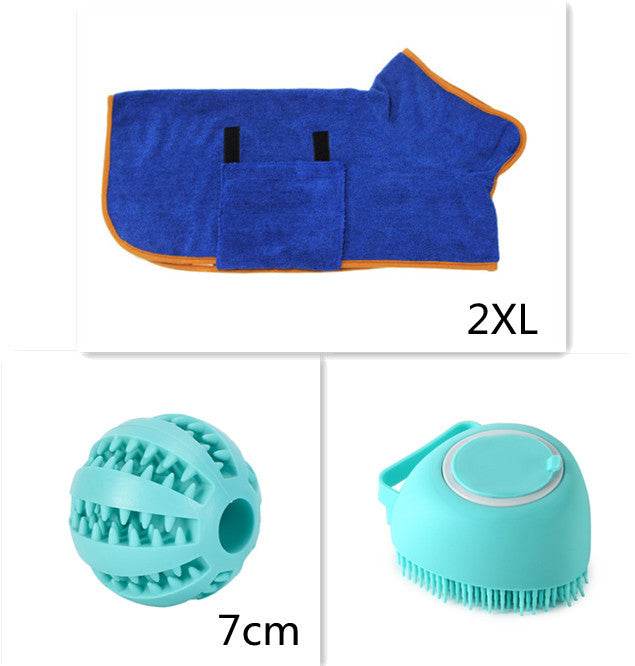 Silicone Bath Brush for Dogs and Cats – Gentle Grooming Brush - Pasha