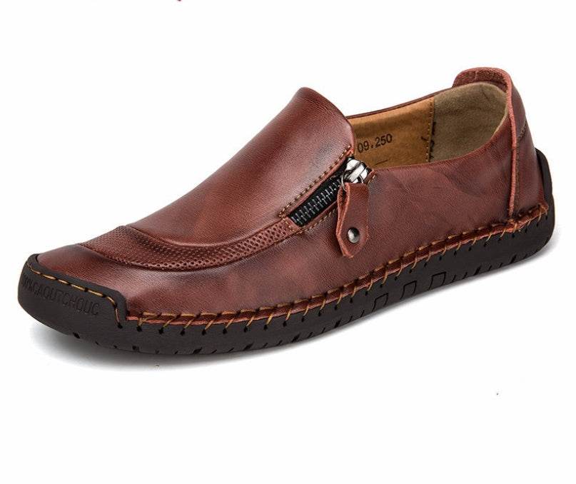 Men's Large Size Leather Shoes – Handcrafted Quality - Pasha