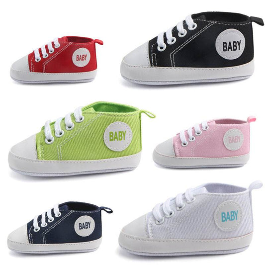 Canvas Classic Sports Sneakers – Perfect First Step Shoes for Babies - Pasha