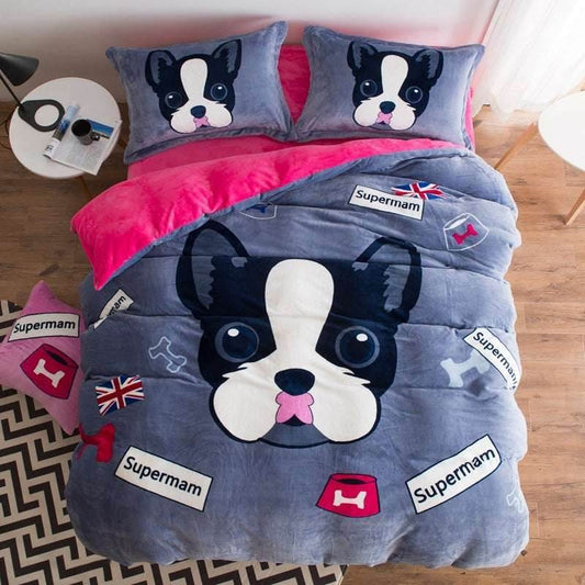 Warm Flannel Bedding Set - Pasha