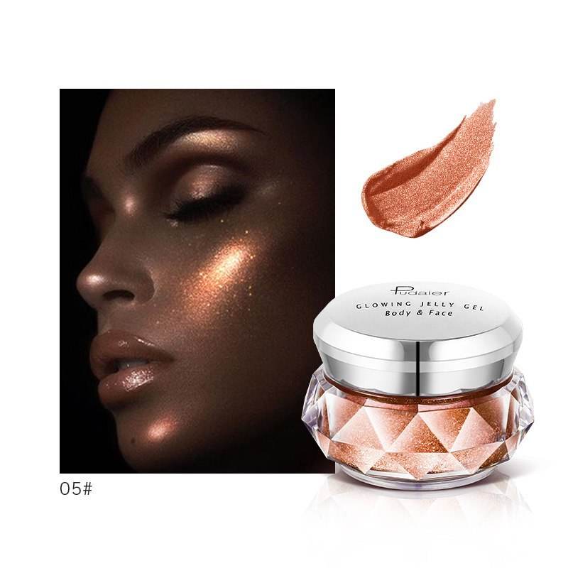 Rainbow Highlighter Jelly Gel – Radiant Makeup for Every Occasion by Pudaier - Pasha