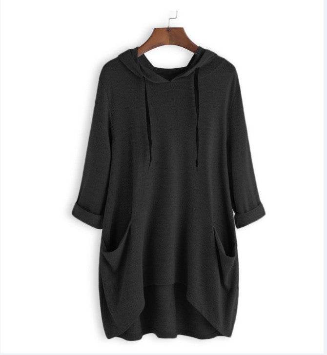 Cashmere Hoodie T-Shirt - comfort and elegance - Pasha