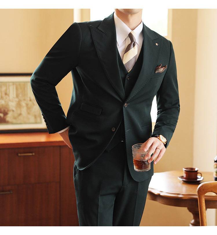 Men´s Suit-High End 3 piece Wedding Suit - Pasha