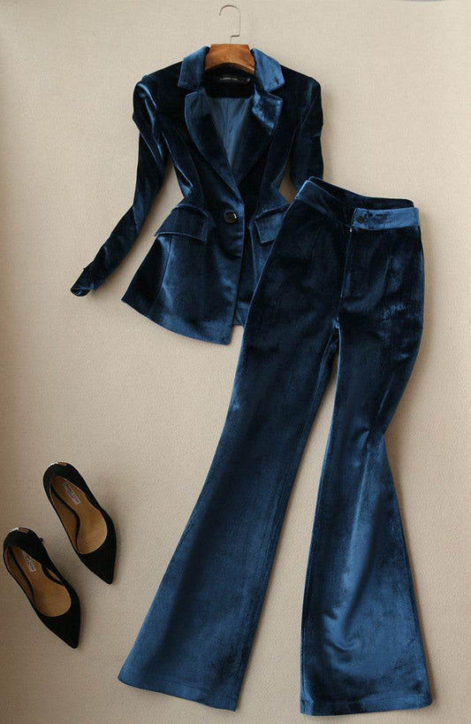 Slim Fit Retro Suit Set-style and comfort - Pasha