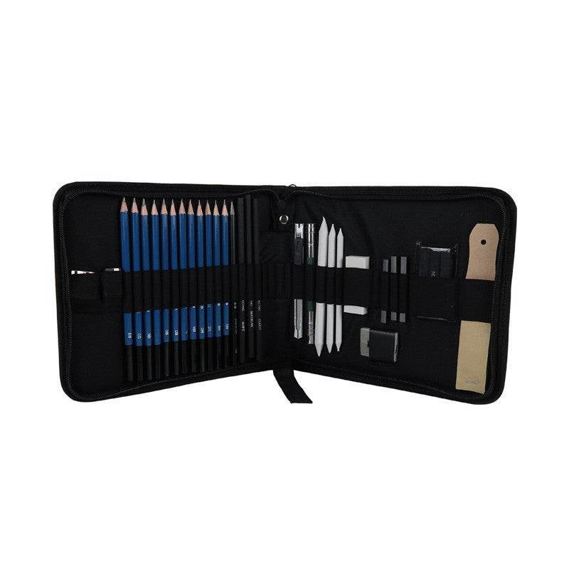 Professional Drawing Sketch Pencil Kit -Sketch Graphite 32 pcs Set - Pasha