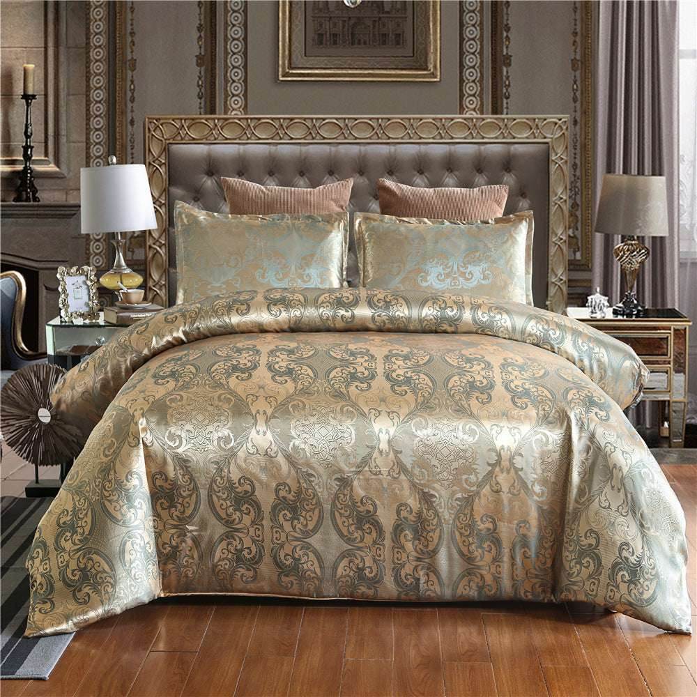 Personalized Polyester Bedding Set – Luxury Quilt Cover - Pasha