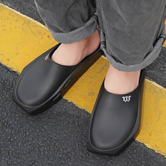 Men's Casual Platform Toe-Cap Slippers - Pasha