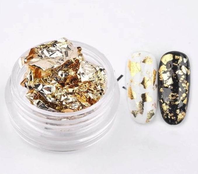 Nail Tin Foil Fragment Nail Jewelry - Pasha