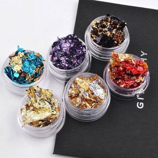 Nail Tin Foil Fragment Nail Jewelry - Pasha