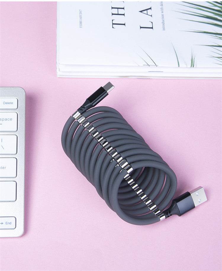 Magnetic Absorption Nano Data Cable for Apple Devices – Fast Charging & Reliable Data Transfer - Pasha