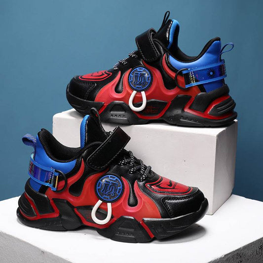 Cool Kids' Sports Shoes – Stylish & Comfortable Faux Leather Sneakers for Active Children - Pasha