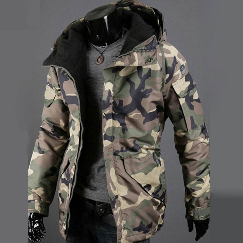 Men´s Casual Sport Hooded Jacket - cotton&military design - Pasha