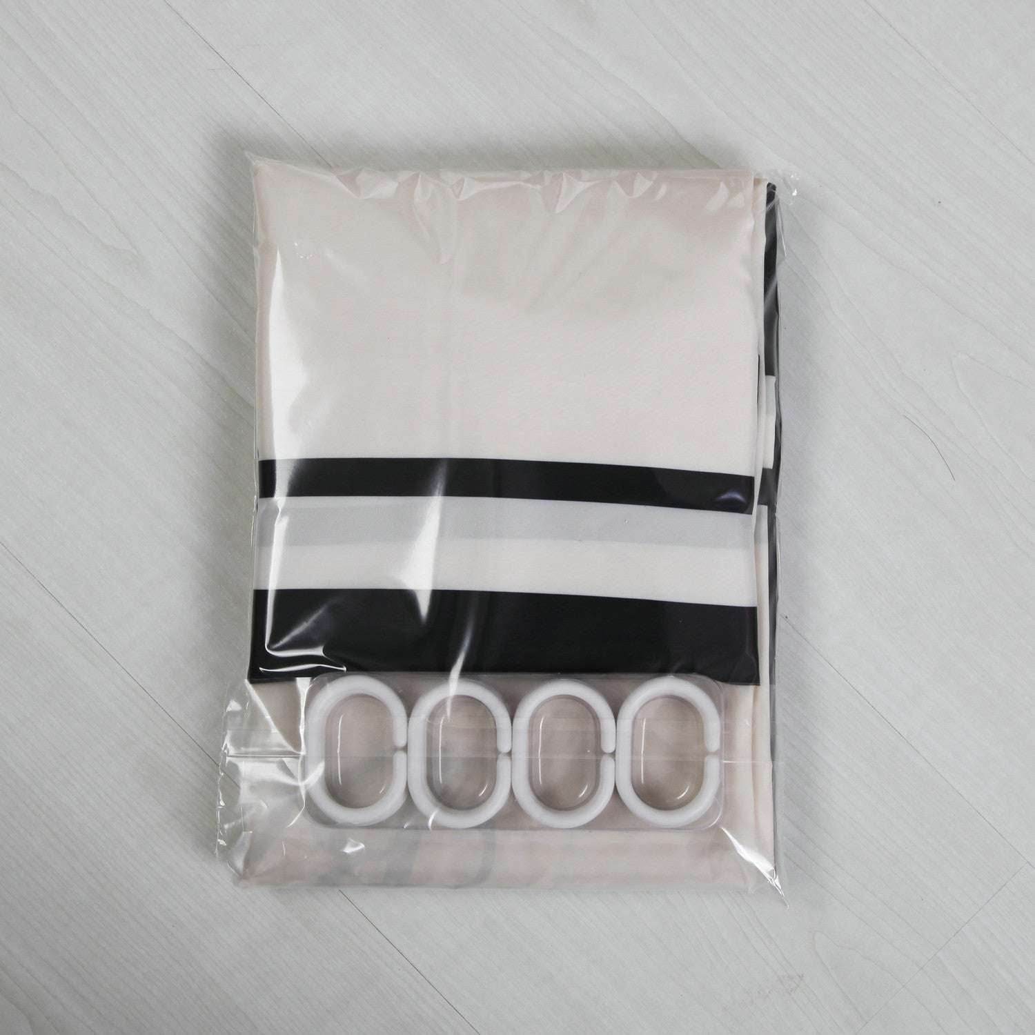 Waterproof Polyester Shower Curtain – Spring Spun Fabric - Pasha