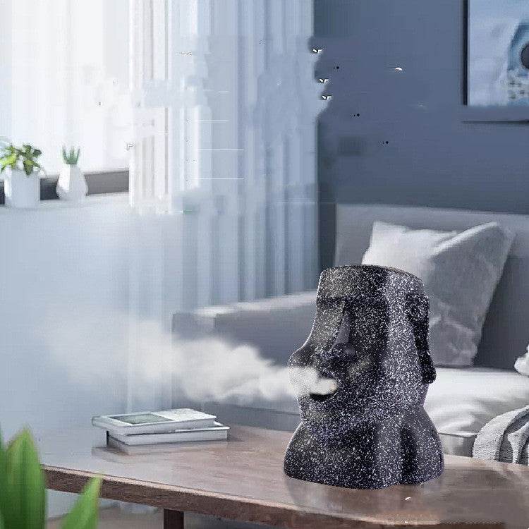 Elegant Portrait Stone USB Quiet Retro Humidifier – Ideal for Small Spaces - Pasha