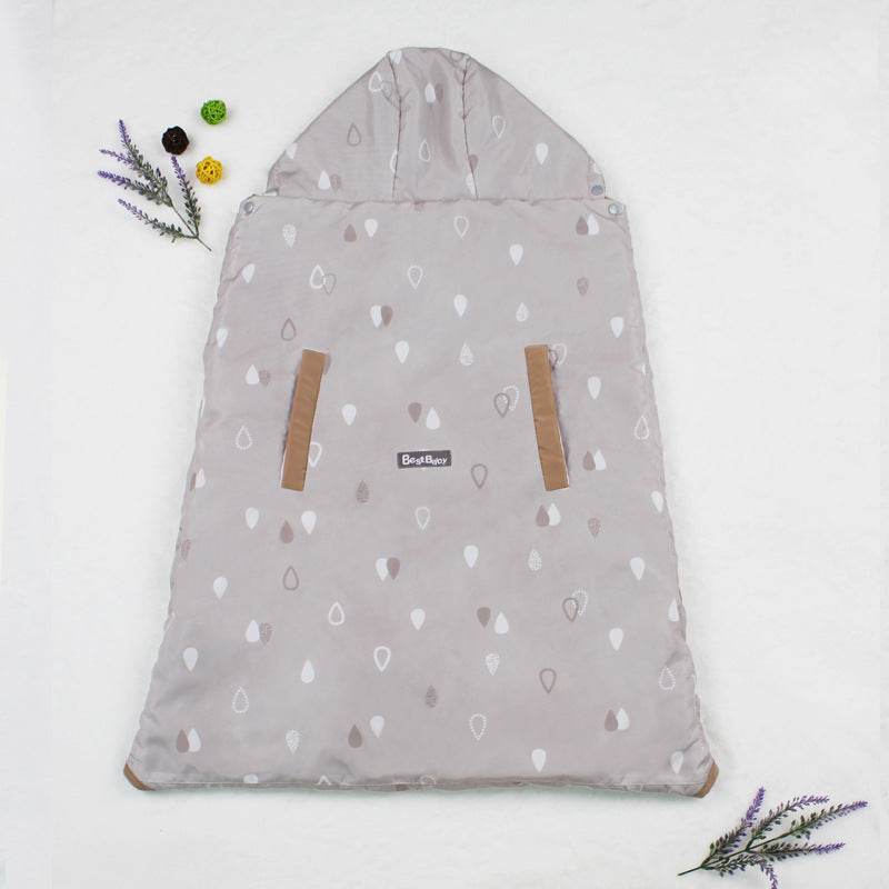 Baby Waist Hoodie Backstrap Coat – Warm & Cozy Winter Jacket for Infants - Pasha