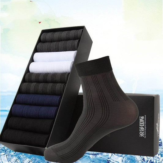 Men´s Summer Thin Business Socks-mid calf - Pasha