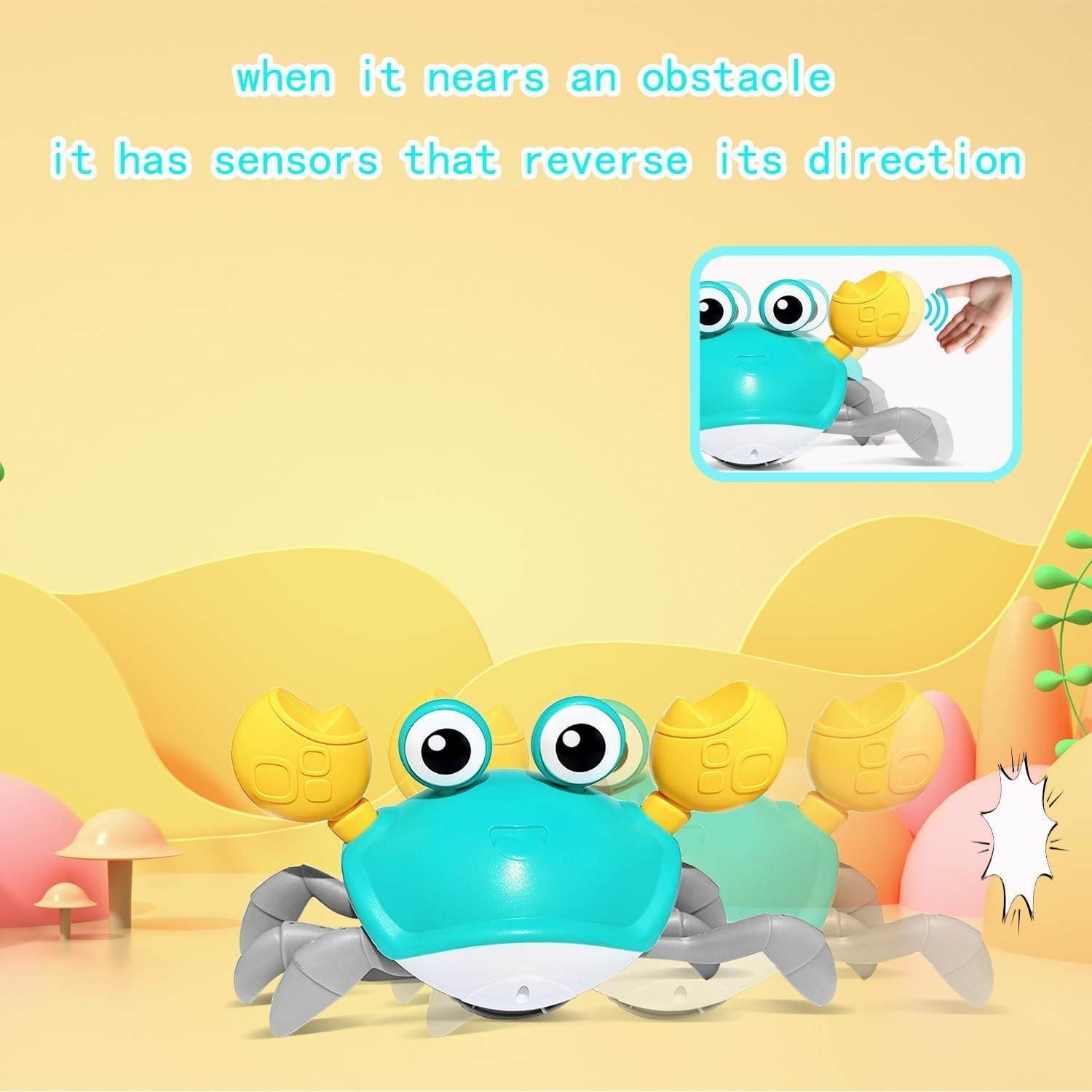Crawling Crab Toy with Sensor – Interactive - Pasha