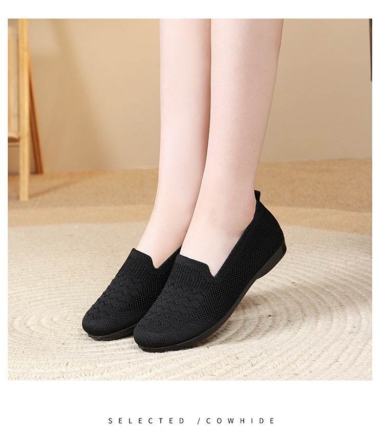 Casual breathable flat shoes for women - Pasha