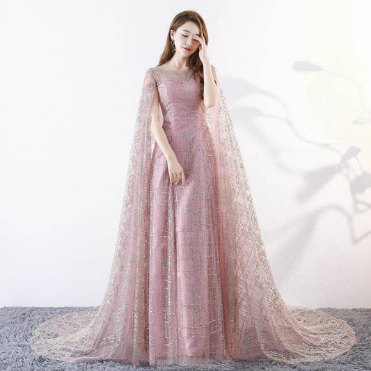 Elegant Sequin Mesh Dress – Long & Classic Style - Pasha