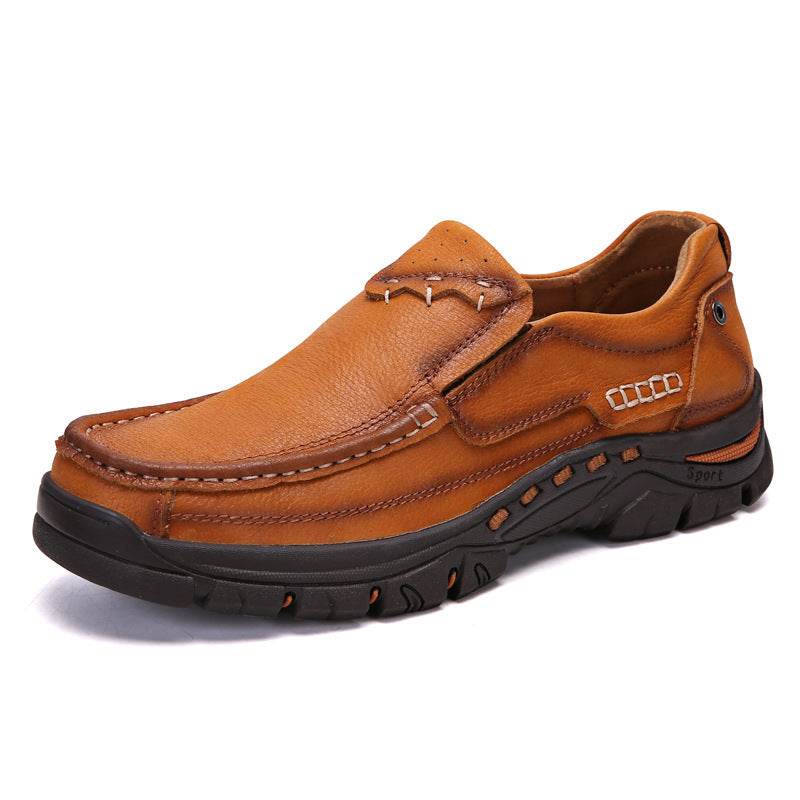 Top Layer Leather Shoes – Premium Men's Style - Pasha