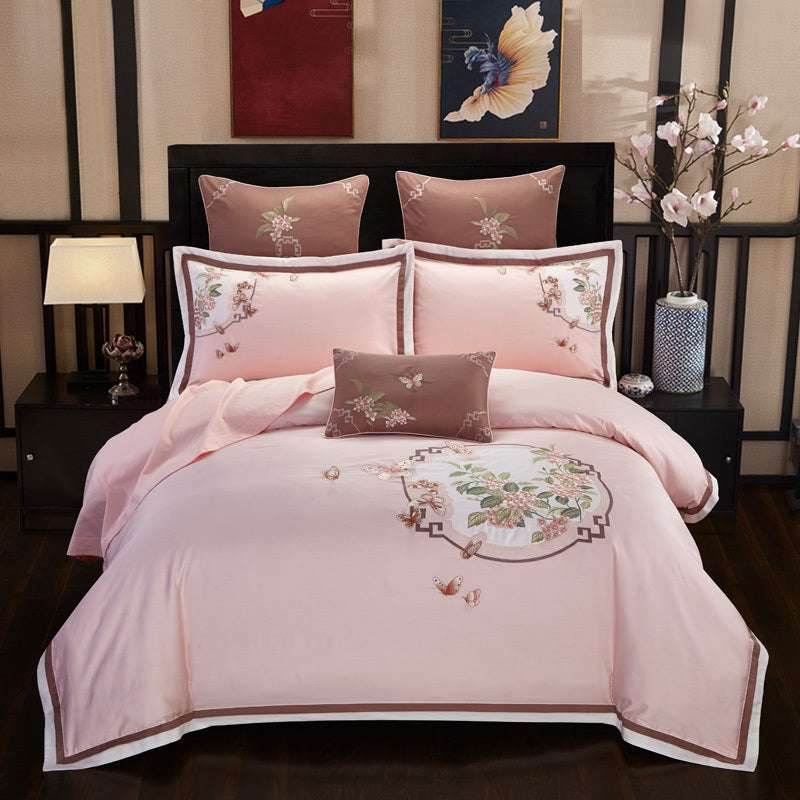 Chinese National Style Bedding Set – Luxurious Cotton - Pasha