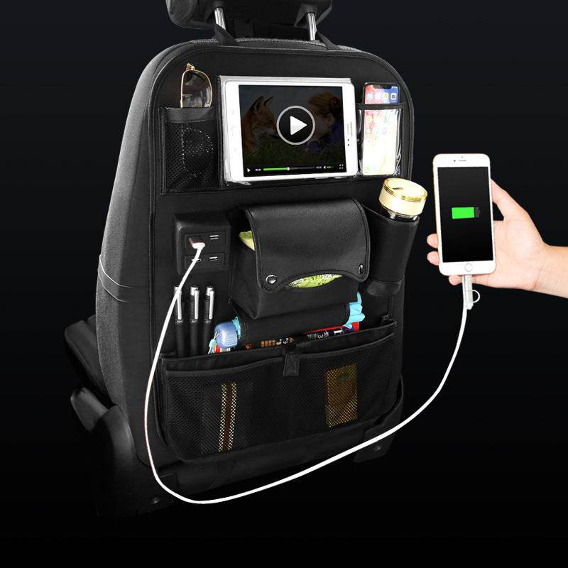 Multifunctional Car Back Seat Storage Bag with USB Port – Convenient Storage Solution for Your Vehicle - Pasha